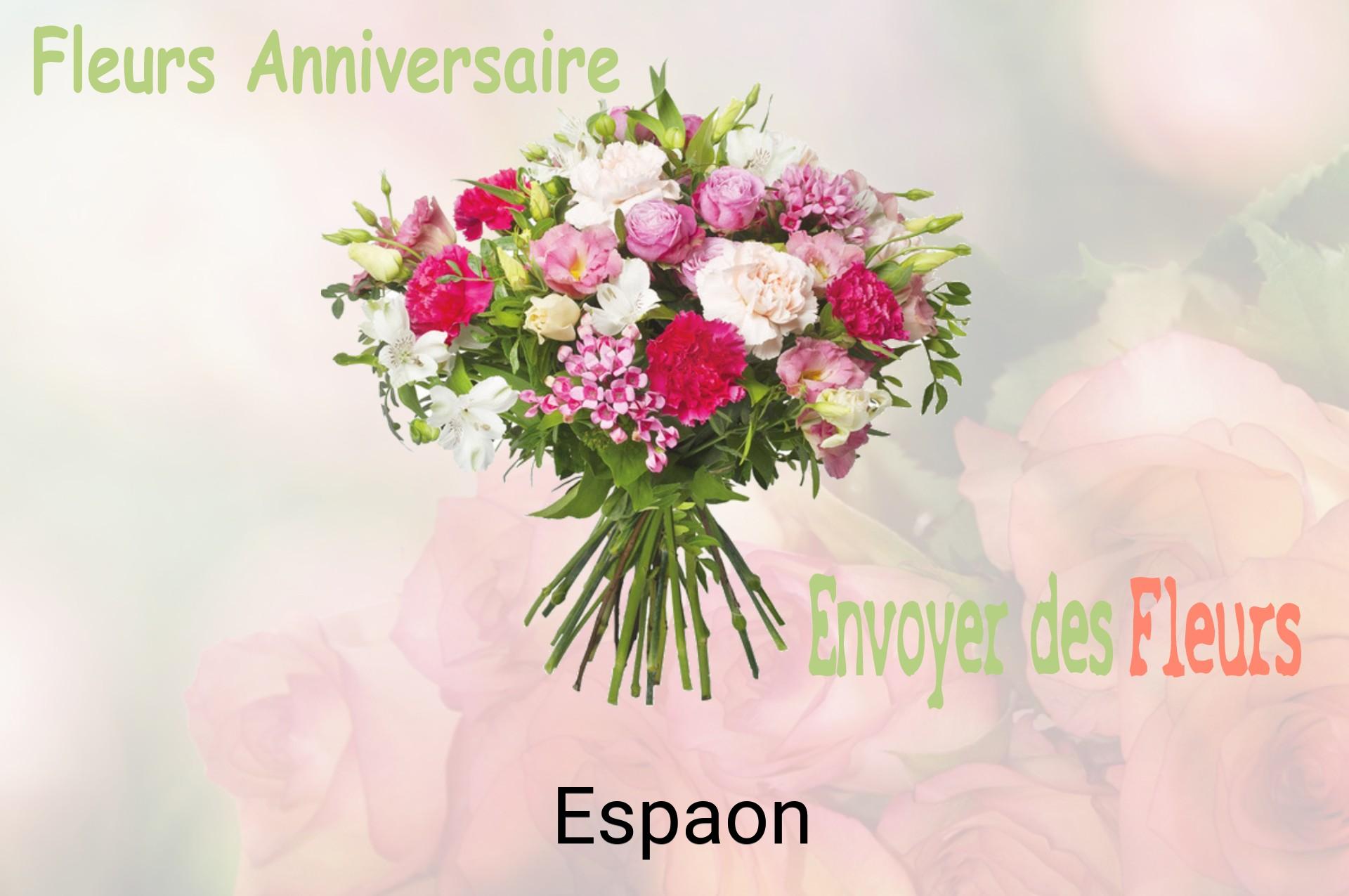 Bouquet de fleurs d’anniversaire livré à Espaon